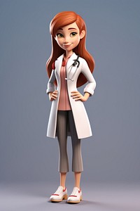 Doctor coat gray background stethoscope. AI generated Image by rawpixel.