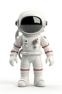 Astronaut robot white toy. AI generated Image by rawpixel.