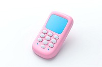 Phone white background electronics calculator. 