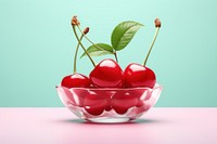 Cherry fruit plant food. AI generated Image by rawpixel.