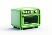 Oven appliance green white background. AI generated Image by rawpixel.
