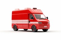 Van ambulance emergency vehicle. AI generated Image by rawpixel.