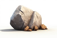 Rock white background geology mineral. AI generated Image by rawpixel.