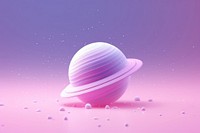 Space sphere planet purple. AI generated Image by rawpixel.