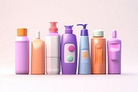 Cosmetics perfume bottle white background. AI generated Image by rawpixel.