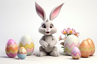 Egg animal mammal easter. AI generated Image by rawpixel.