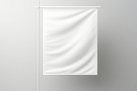 White flag electronics textile. AI generated Image by rawpixel.