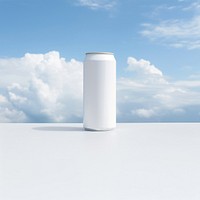 White sky refreshment cylinder. 