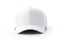 White cap white background electronics. 