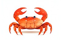 Crab seafood cartoon animal. AI generated Image by rawpixel.