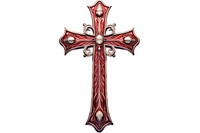 Cross crucifix symbol red. AI generated Image by rawpixel.