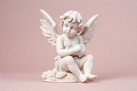 Statue angel cute representation. AI generated Image by rawpixel.
