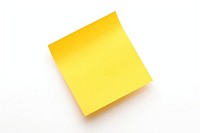 Yellow paper white background simplicity. 