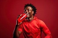 Sports bottle performance microphone. 