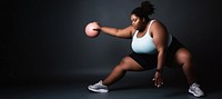 Sports adult woman determination. AI generated Image by rawpixel.