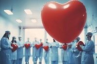 Balloon hospital heart adult. AI generated Image by rawpixel.
