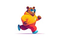 Cartoon sports bear toy. AI generated Image by rawpixel.