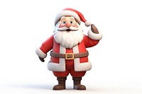 Cartoon toy white background santa claus. AI generated Image by rawpixel.