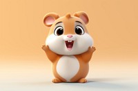 Figurine portrait hamster rodent. AI generated Image by rawpixel.