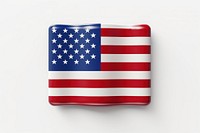 Flag white background american flag independence. AI generated Image by rawpixel.