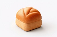 Bread loaf food white background simplicity. 