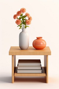 Flower table vase furniture. 