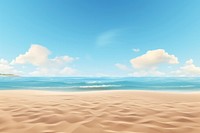 Beach sea backgrounds landscape. 