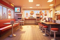 Restaurant food table room. AI generated Image by rawpixel.