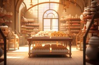 Bakery shop food spirituality architecture. 