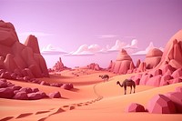 Landscape panoramic outdoors cartoon. AI generated Image by rawpixel.