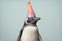 Penguin celebration animal bird. AI generated Image by rawpixel.