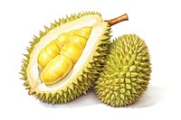 Durian food fruit plant. AI generated Image by rawpixel.
