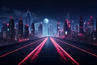 Night architecture astronomy cityscape. AI generated Image by rawpixel.