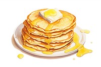 Pancake breakfast food pannekoek. AI generated Image by rawpixel.