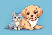 Dog mammal animal kitten. AI generated Image by rawpixel.