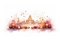 Festival white background spirituality architecture. AI generated Image by rawpixel.