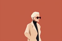 Sunglasses cartoon adult man. AI generated Image by rawpixel.