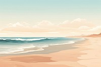 Landscape beach backgrounds outdoors. 