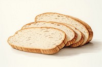 Bread sourdough sliced food. AI generated Image by rawpixel.