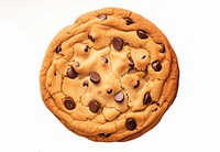 Cookie chocolate food chocolate chip cookie, digital paint illustration. AI generated image