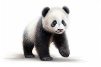 Wildlife animal mammal panda. AI generated Image by rawpixel.