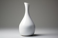 Porcelain white vase simplicity. 