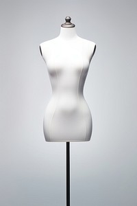 Mannequin torso standing clothing. 