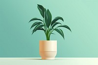 Plant vase leaf houseplant. AI generated Image by rawpixel.