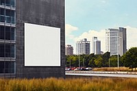 Building advertisement architecture billboard. AI generated Image by rawpixel.