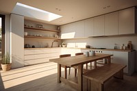 Kitchen architecture furniture building.