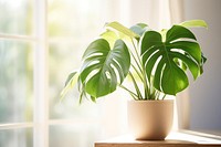 Window plant houseplant windowsill. AI generated Image by rawpixel.