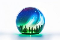 Sphere nature light night. AI generated Image by rawpixel.
