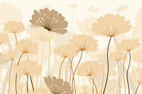 Backgrounds pattern flower plant. 