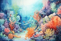 Coral reef background backgrounds aquarium outdoors. 